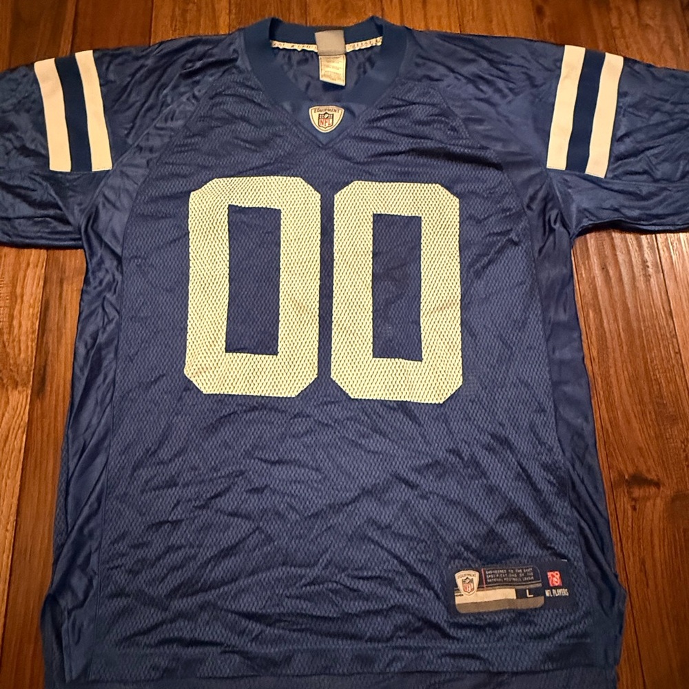 Indianapolis Colts Jersey Mens‎ Large #00 NFL Equipment Authentic Football Shirt
